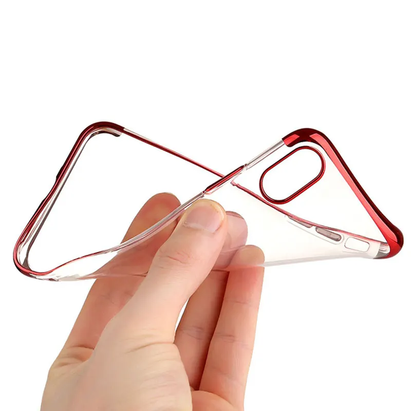 Fashion Soft Transparent Phone Cases For iPhone XS XR Max X 5 6 6S 7 8 Plus TPU Silicon Plain Full Body Back Cover |