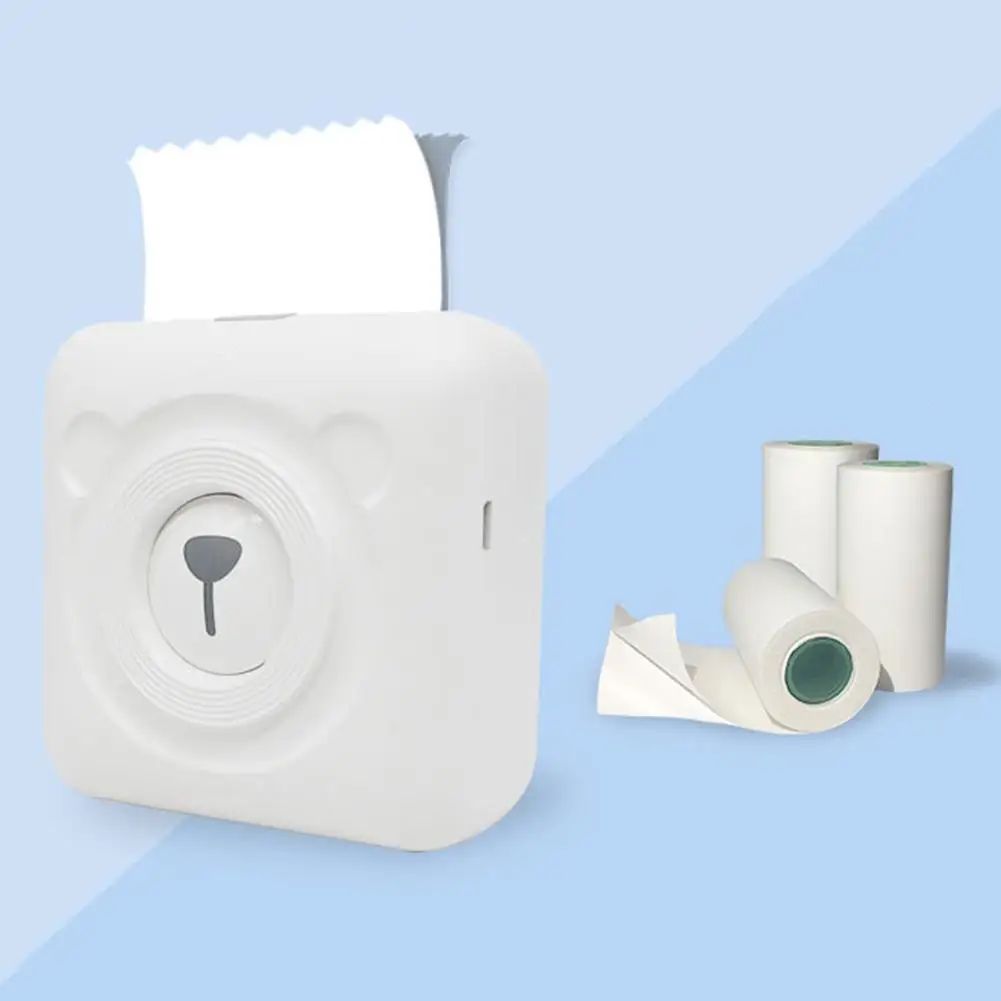 

3 Rolls Self-adhesive Label Photo Sticker Thermal Printing Paper for Peripage