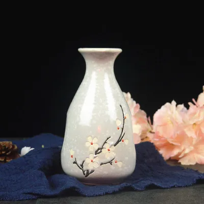 Японский ликер горшок Ретро керамика теплые емкость для ликера дистрибьютор бытовой маленькие белые вина флакон китайский barware Сакура - Цвет: 2