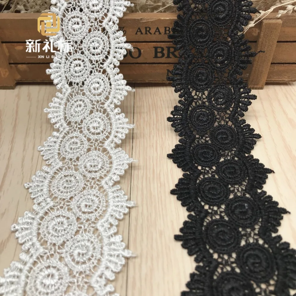 FLORAL LACE TRIM Exquisite Quality Eyelash Mesh Trimming Craft 9 DESIGNS