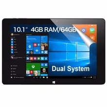Original de 10.1 pulgadas cube iwork10 i15 insignia intel trail cereza Z8300 Quad-core Dual OS 4 GB 64 GB Windows 10 Android 5.1 Tablet