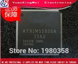 Бесплатная доставка; 5 предметов/партия at91m55800a-33au at91m55800a 33au LQFP новый оригинальный