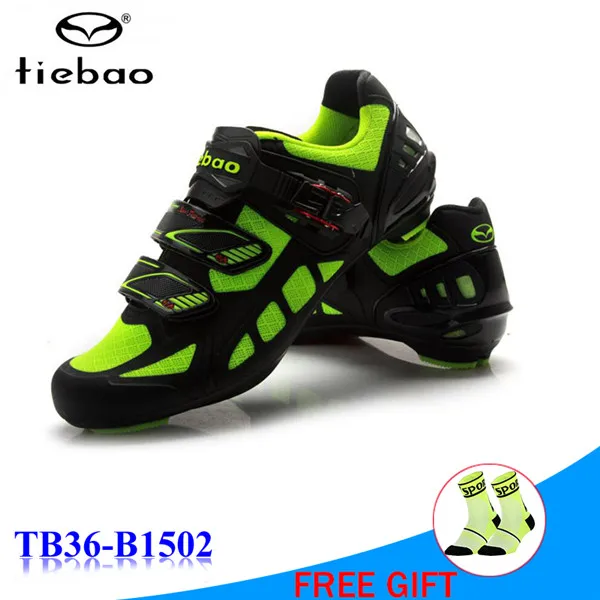 TIEBAO superstar original equitation zapatillas hombre deportivas, обувь для шоссейного велосипеда, мужские кроссовки ciclismo superstar, обувь - Цвет: 1502 green