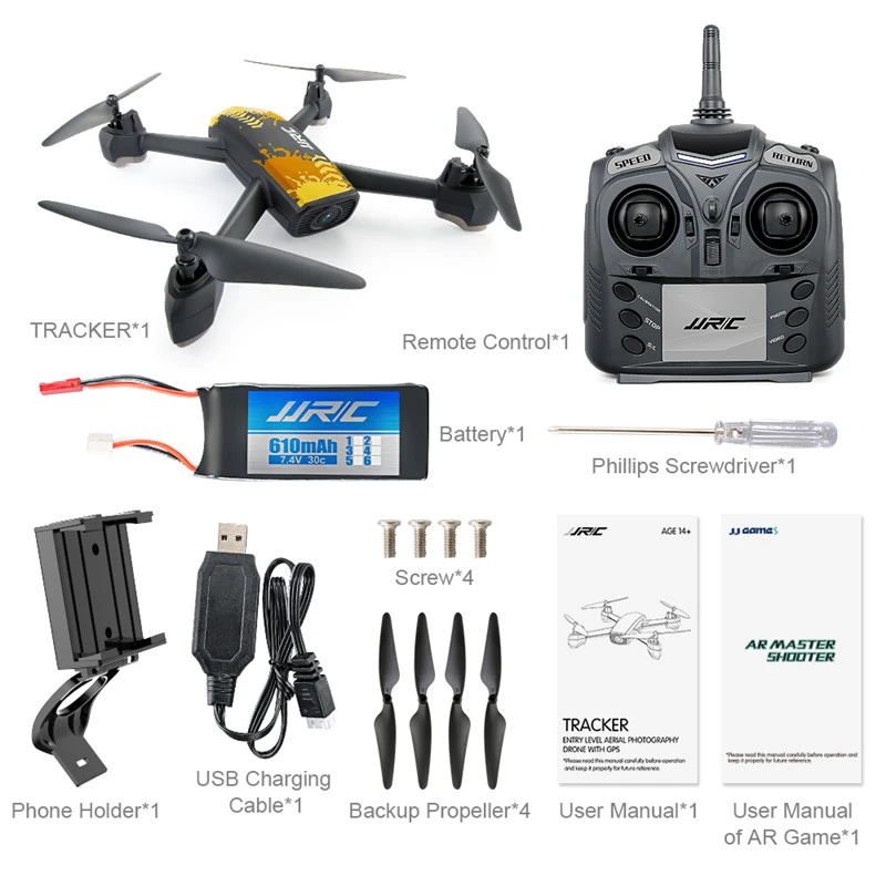 tracker rc quadcopter