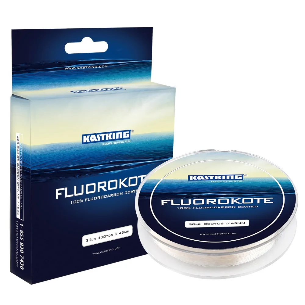 KastKing 137m 274m Fluorokote Fishing Line Coated with Fluorocarbon for