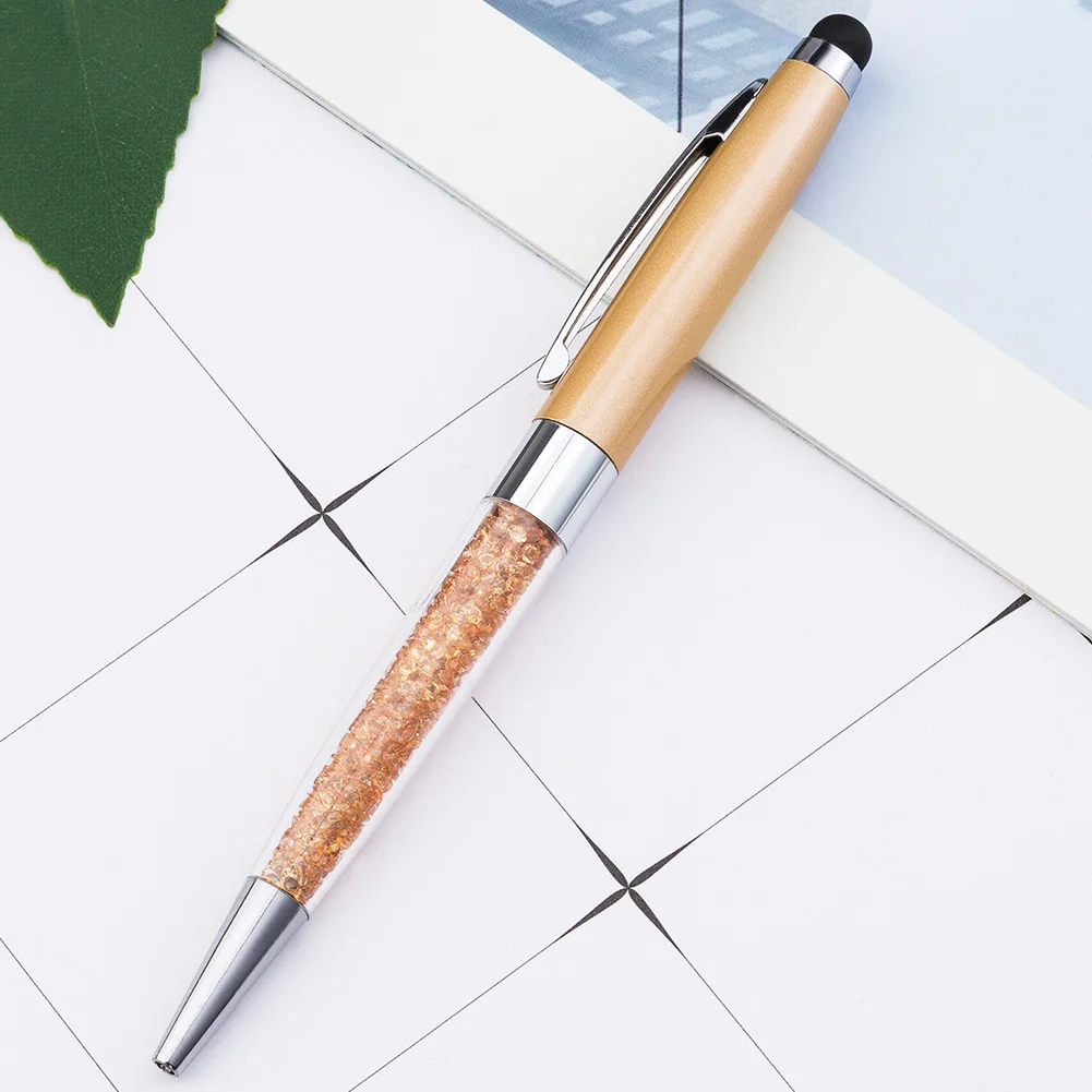 Ballpoint Pen Signature School Supplies Writting Stationery Fashion Kids Gift Office Glitter Metal Crystal Luxury Bling
