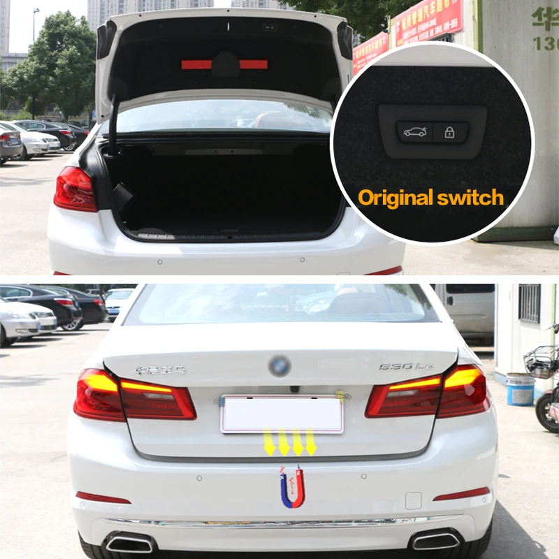 Electric tailgate refitted for BMW f10 f11 5 series tail box intelligent electric tail gate door power operated trunk decoration