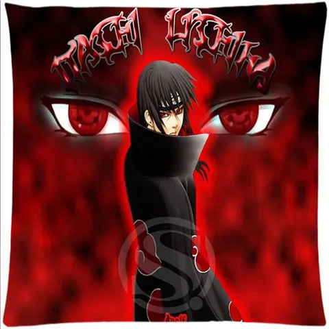 LUQI Soft Home Pillowcase Japan Cool Naruto Uchiha Sasuke ...