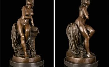 

Art Deco Sculpture Nude Woman Bronze Statue