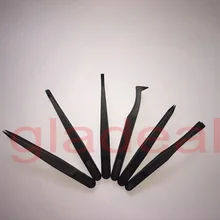 Пластик антистатические 6 шт./лот промышленности Пинцет для смартфонов электрический компонент PCB Ремонт Fix инструменты