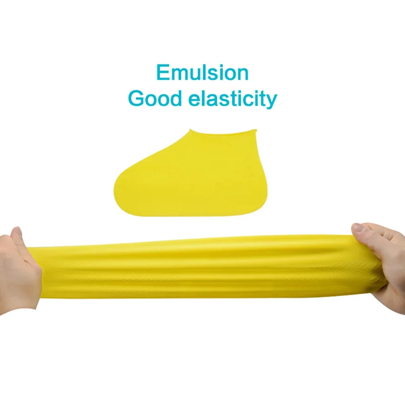 Shoe Covers Rubber Reusable Latex Waterproof 1 Pair