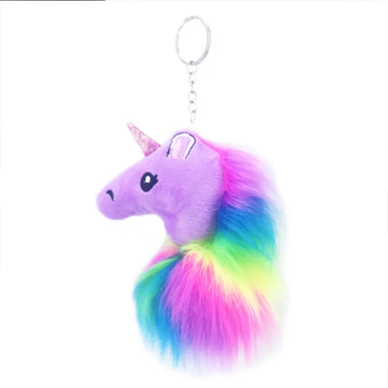 Mini Plush Unicorn Kids Toys Stuffed Animal Doll Toys Unicorn Keyrings Unicornio Peluche Girls Bag Hang Pendant Wedding Doll