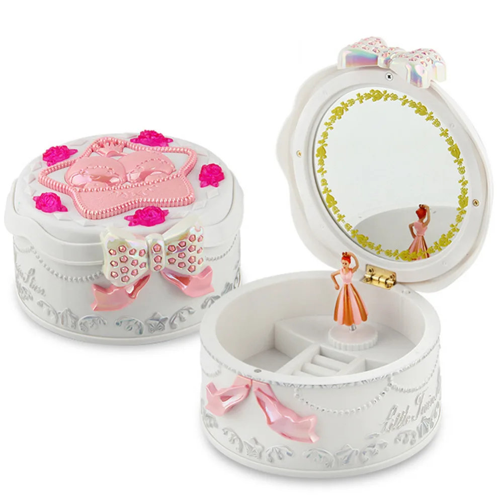 Baby Electronic Toy Children 's Music Box with a Rotating Little Girl