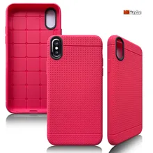 

MDFUNDAS Solid Color Mesh Pattern Phone Skin Funda For iPhone 8 Case Delicate TPU Back Cover For iPhone8