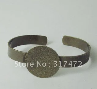 

Top Hot Europe Stytle 25mm Pad Blank Bracelet/ Bangle BlankFindings