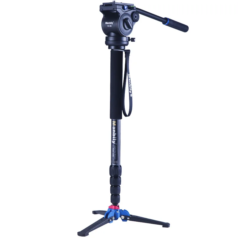 Aluminum Professional Monopod Video Tripod for Camera with Tripods Head