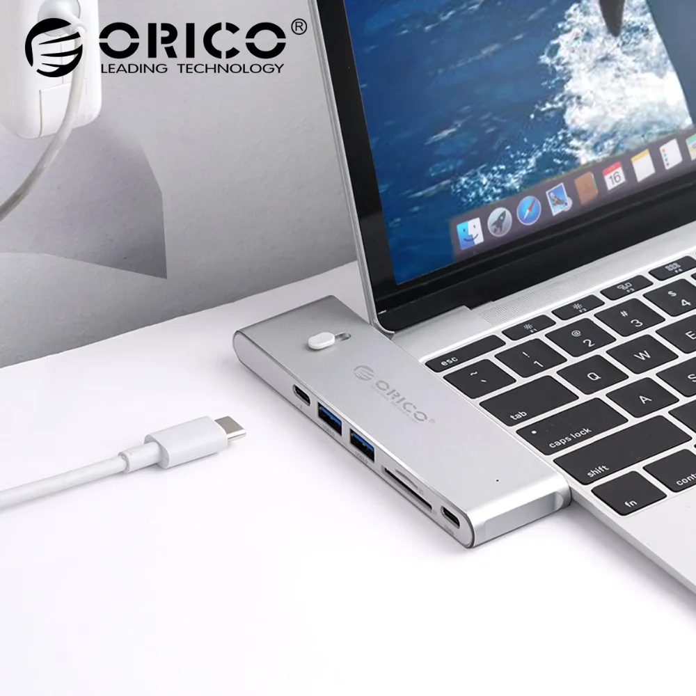 ORICO USB HUB USB C to HDMI USB3.0 TF/SD Card Reader Type-C PD Adapter For Mac/Samsung Galaxy/ Huawei Type C USB 3.0 HUB ORICO USB HUB USB C to HDMI USB3.0 TF/SD Card Reader Type-C PD Adapter For Mac/Samsung Galaxy/ Huawei Type C USB 3.0 HUB