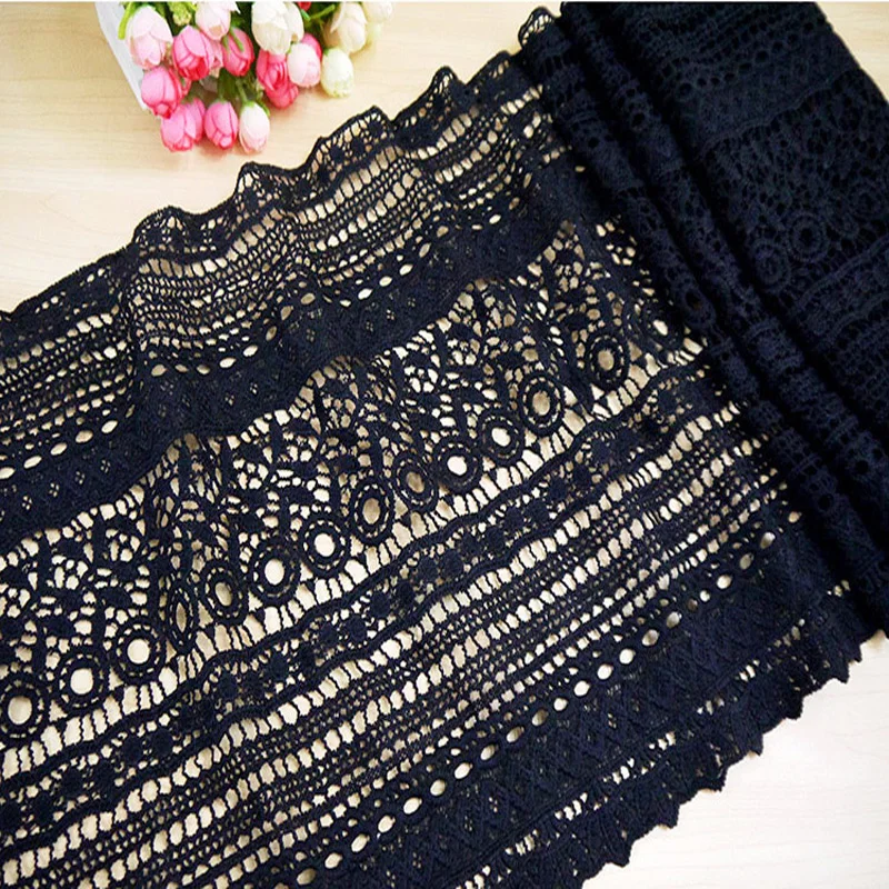 35 cm Adorável Projetado Leite seda Rendas Bordado Guarnição Do Laço de Tecido para Saia Frete Grátis