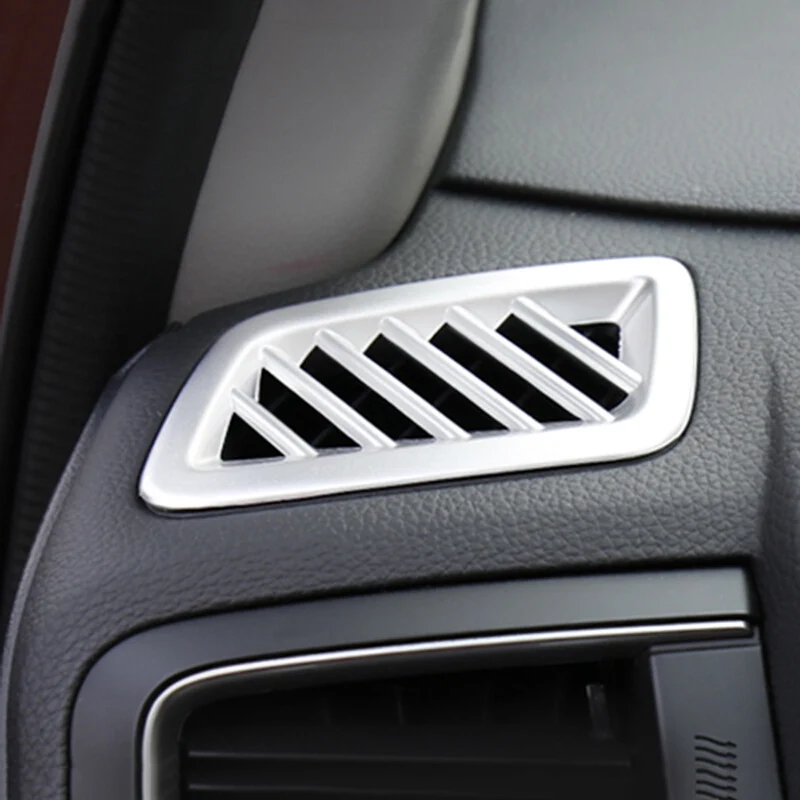 

ABS Matte/Carbon Fibre For Honda CR-V CRV 2017 2018 Interior center console Front small vent Cover Trim Car styling accessories