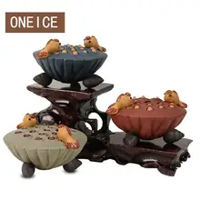 Исин чай играть чай ПЭТ играть состояние семя лотоса украшения Глина Чай Аксессуары для домашних животных