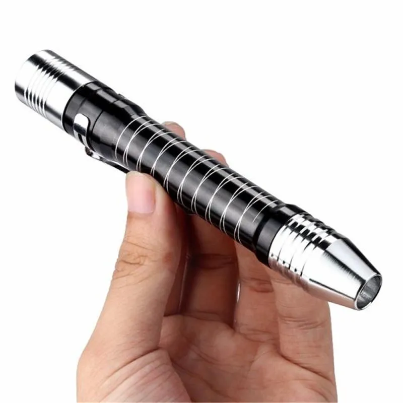 Waterproof Handheld Flashlights Torch Pocket bicycle Lamp Clip Mini Penlight Flashlight for Emergency Lighting AA Battery | Спорт и