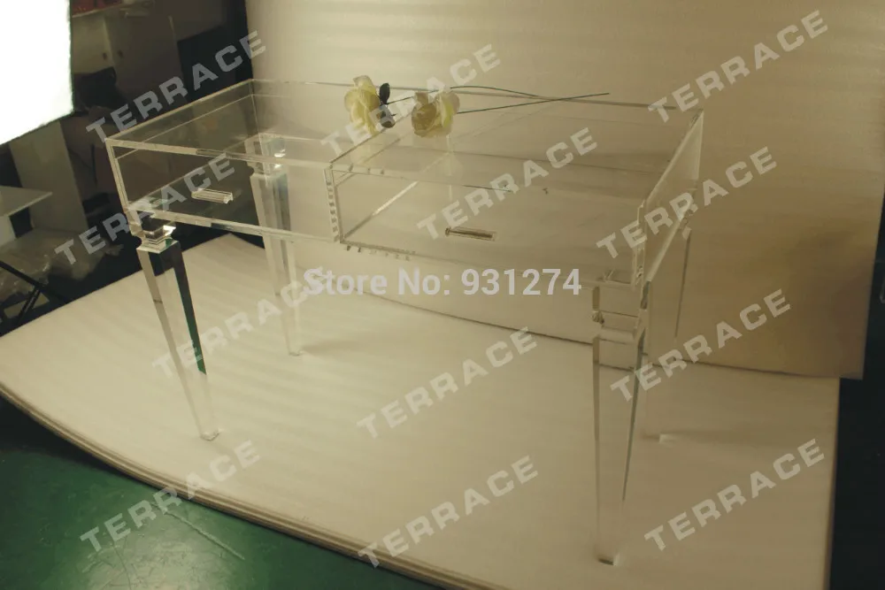 Clear-Acrylic-Vanity-Drawer-Desk-Clear-Lucite-Console-Table