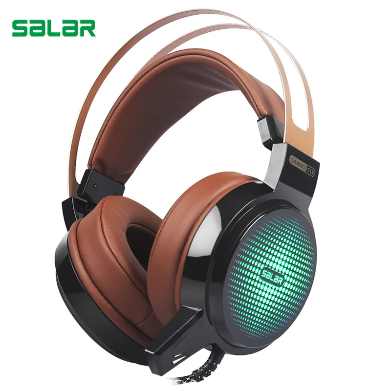 New Salar C13 Professional Studio Monitor Headphone Hifi Super Bass Noise Isolating DJ Headset Free Shipping