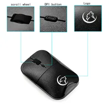 G822 беспроводная мышь 2,4 ГГц Регулируемая 2400 dpi Эргономичный дизайн 4 кнопки Путешествия Мода портативный мини мышь для ноутбука