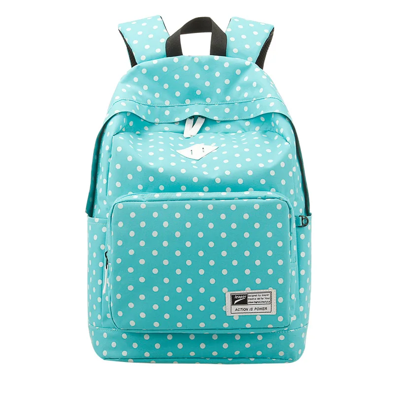 

Fashion New Dot School Backpack for Girls Nylon Backpack Casual Backpack Women Bags Travel Bag Book Bag