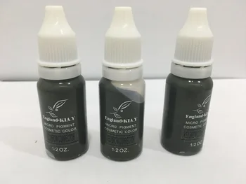 

Freeshipping 3Pcs Eyeliner Permanent Makeup Micropigment Black Color Tattoo Cosmetic Machine Manual Pen Tattoo Ink Supply