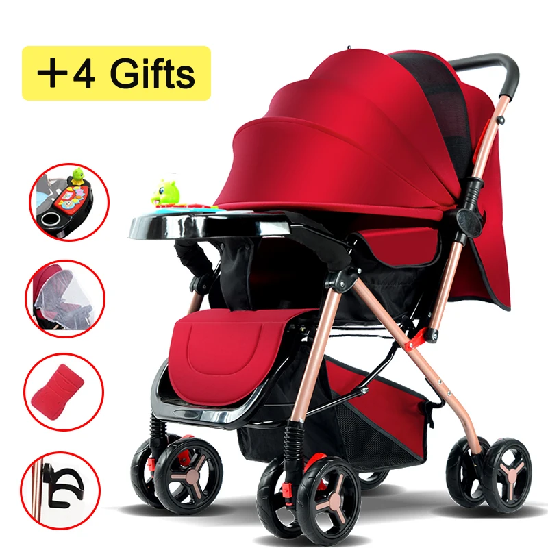 Многофункциональная детская коляска YoYa Plus 3 2 в 1 Портативная Складная легкая для
