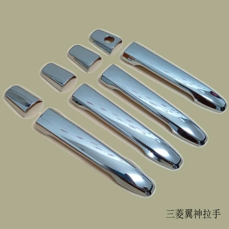 

LB For Mitsubishi Outlander Lancer 2008 2009 2010 2011 2012 2013 2014 New ABS Chrome Door Handle Cover Auto Excessories