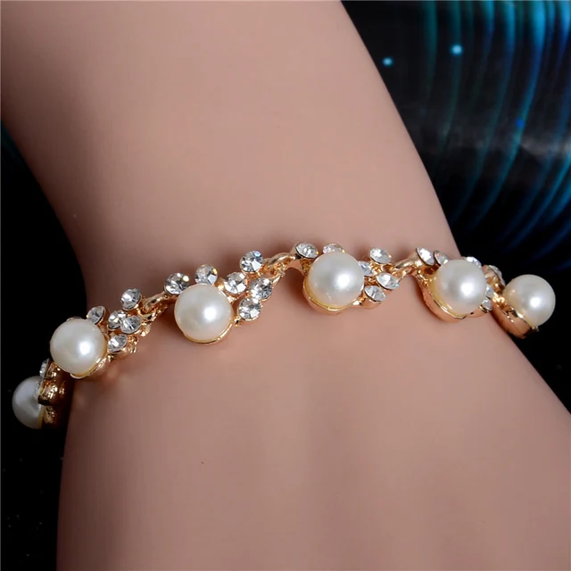 SHUANGR Fashion New Brand Design Luxury Gold-Color Charm Crystal Cubic Zircon Si SHUANGR Fashion New Brand Design Luxury Gold-Color Charm Crystal Cubic Zircon Si