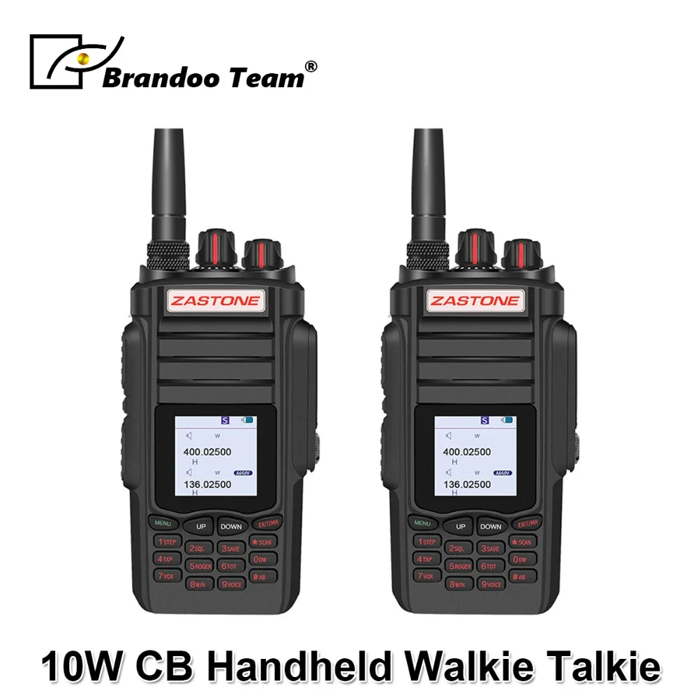 

2PCS Professional Two way Radio Portable Walkie Talkie UHF VHF 10W Radio 2800mAh 999CH Ham Radio Communicator