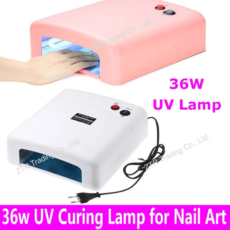 UV Lamp 36w Nail Dryer uv gel nail polish Curing Machine 4x 9W lampe