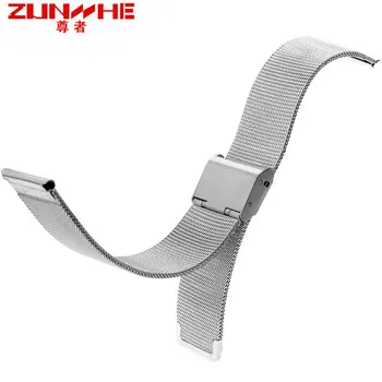 

Milanese Stainless Steel Watch Band 18mm 20mm for DW Daniel Wellington Hook Clasp Strap Wrist Loop Belt Bracelet Black Silver