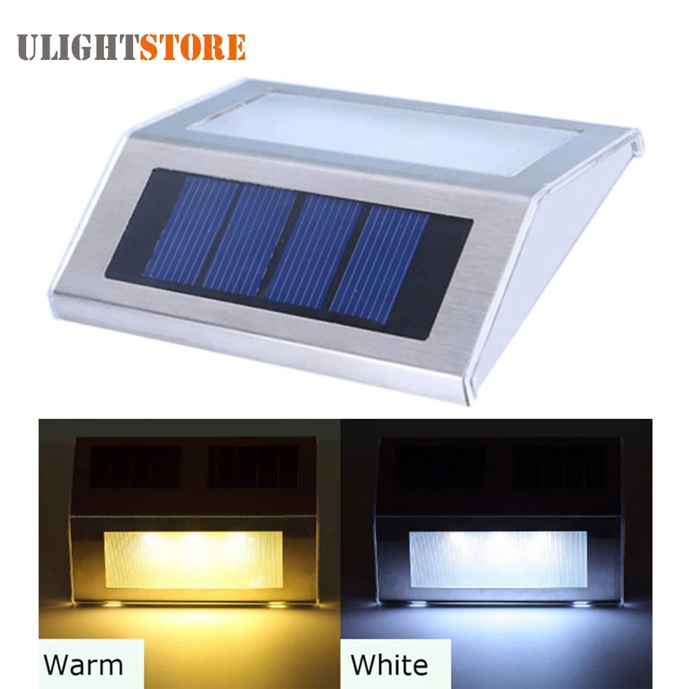 

Outdoor LED Solar Power Energy Light Sun power Waterproof Home Garden Yard Path Street Stair Fence Landscape Security Wall Lamp