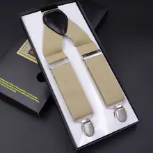 Модные подтяжки, 3 зажимы подтяжек, мужские винтажные повседневные подтяжки, брюки на подтяжках, ремень, подарок для отца/мужчины, 3,5*115 см