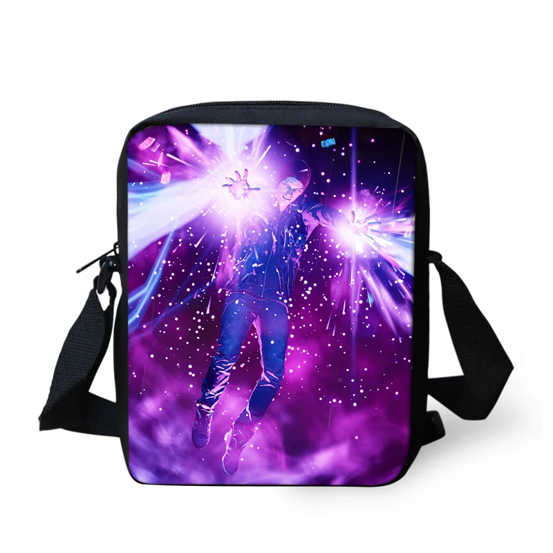 High Quality Children 3D Neon Color Messenger Bag for School Boys Small