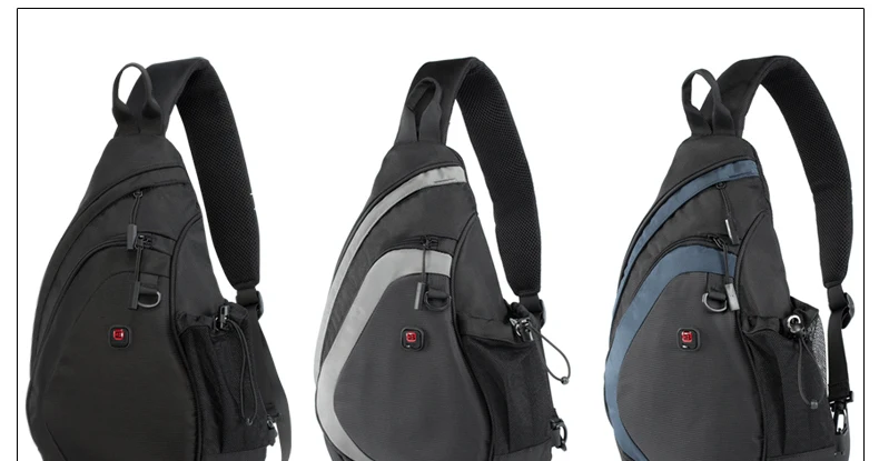 peito pacote sling sacos de ombro para