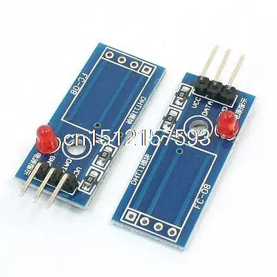

2 Pcs 3-Pin DHT11 Module PCB Board for Digital Temperature Humidity Sensor