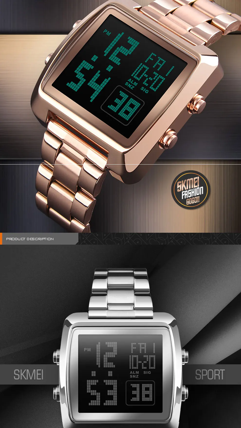 Digital watches (2)