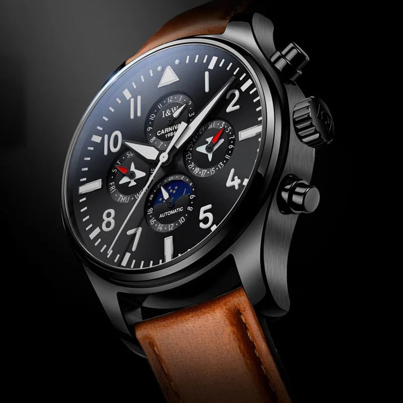 Часы наручные мужские механические люксовые Брендовые спортивные в стиле