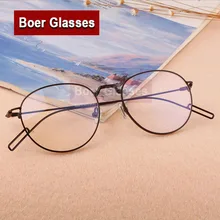 Новые модные ретро Для женщин очки металлический очки в роговой оправе женщина светло Вес рецепт на очки для зрения Rxable 22295