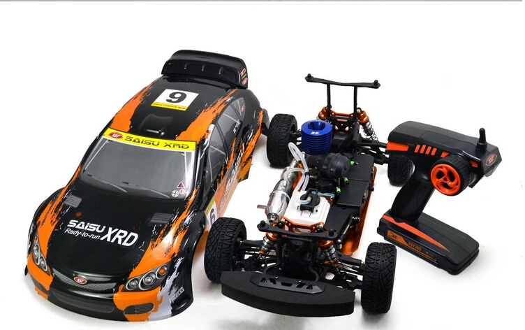 1/9 schaal 4wd nitro powe rally auto rc 