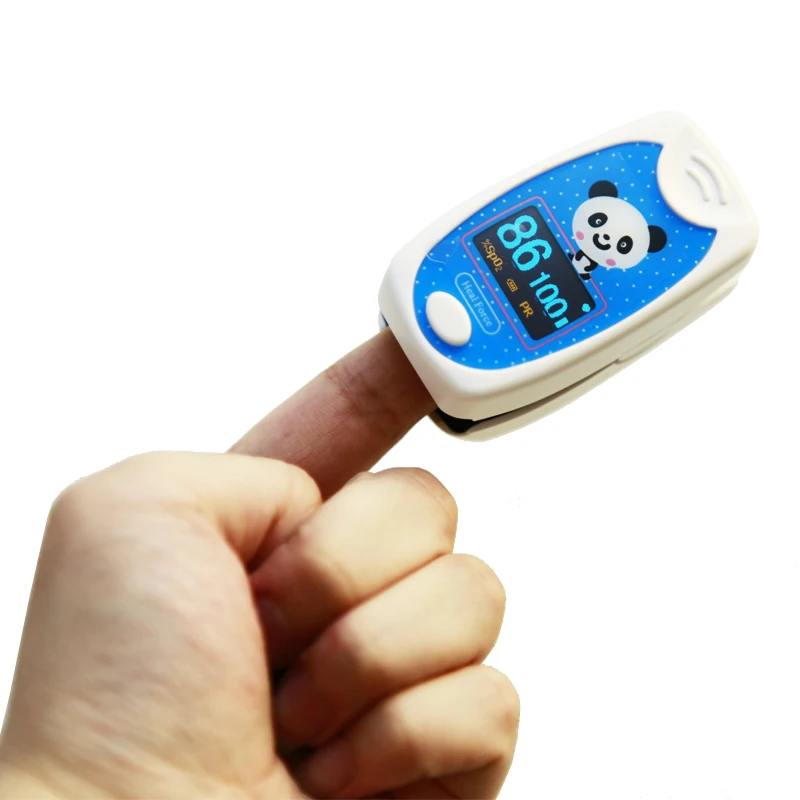 STRIKATE Child Fingertip Pulse Oximeter Fingertip Classical SPO2 PR Pediatric OLED Blood Oxygen Saturation Pulse Oximeter