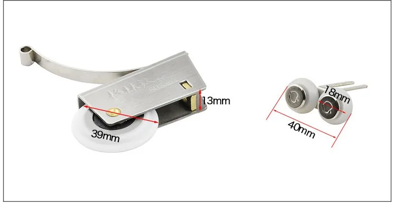 4 компл./лот выпуклое зеркало шкаф для одежды шкаф раздвижных дверей молчание ролик колеса