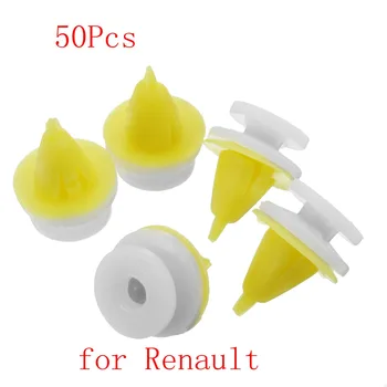 

50Pcs for Renault Clio Megane Scenic Twingo Car Interior Door Card Panel Plastic Clips Auto Fastener