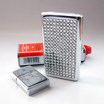 

Super Bright White Glaze Drill Lady Long Cigarette Case Creative Slim Personality Metallic Girl Gift Cigarette Cases