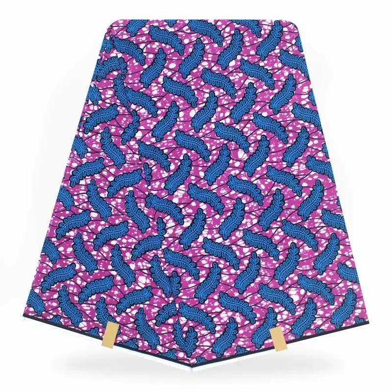 

High Quality African hot Wax Hollandais African Real Guaranteed Dutch Wax Hollandais Wax 6Yards/Lot For Women Dress 2018